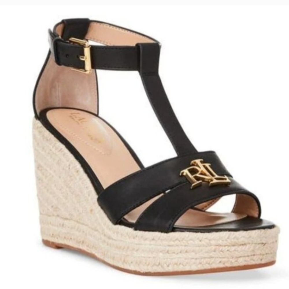 Ralph Lauren Hale Espadrille Wedge